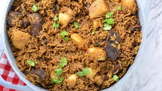 Pilawo – Rice Pilau Recipe